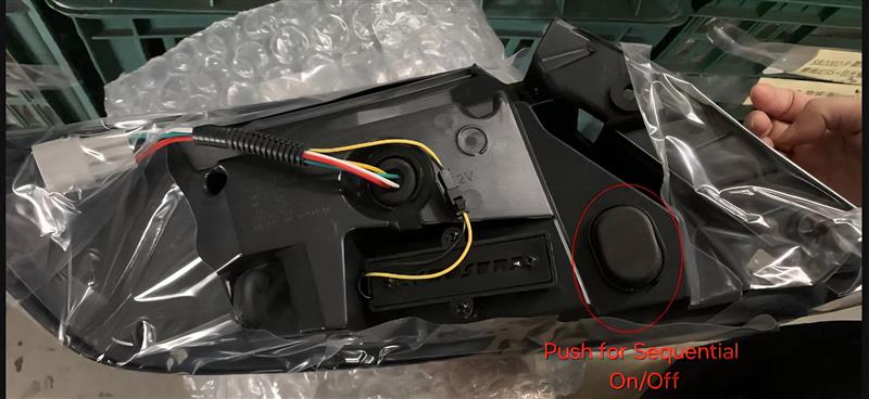 OLM Spec-AR LED Taillights (Smoke Lens/Black Base/Red Bar) - 2022+ WRX