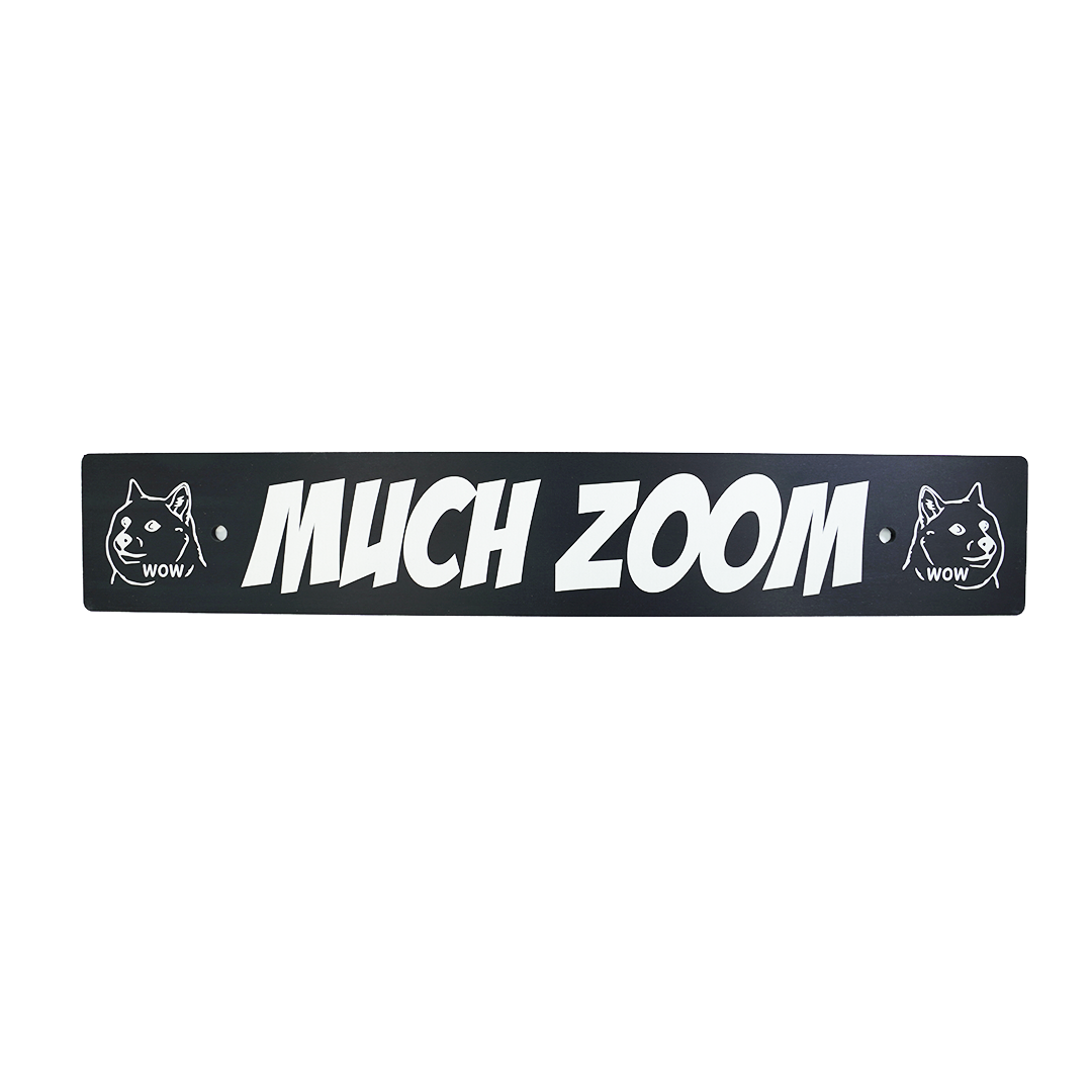 Billetworkz "Much Zoom" License Plate Delete - Graveyard Performance