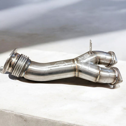 BMW N55 Catless Downpipe for E82 135i, E9X 335i & E84 X1 - Graveyard Performance