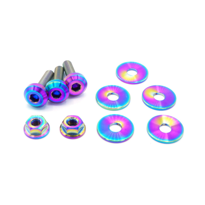 Titanium Hardware Engine Cover Kit - VQ37VHR Engine - Graveyard Performance