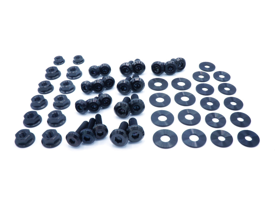 Stage 1 Titanium Hardware Engine Bay Kit - Nissan 350Z (2003-2006) - Graveyard Performance