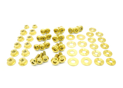 Stage 1 Titanium Hardware Engine Bay Kit - Nissan 350Z (2003-2006) - Graveyard Performance