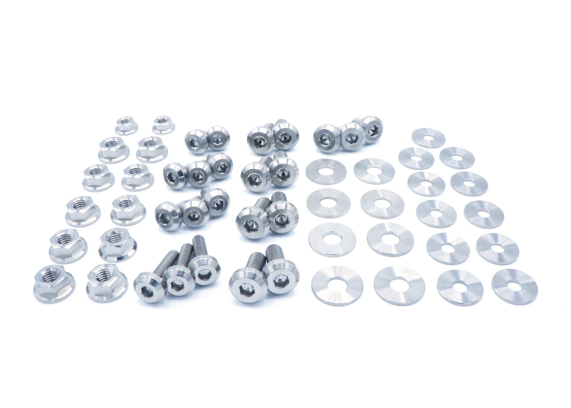 Stage 1 Titanium Hardware Engine Bay Kit - Nissan 350Z (2003-2006) - Graveyard Performance