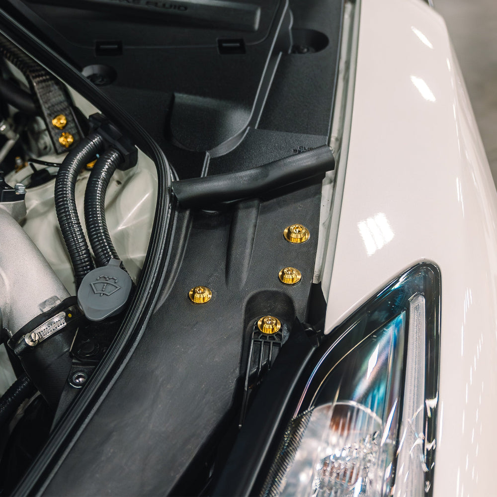Titanium Hardware Engine Bay Kit - Nissan R35 GT-R (2009-2023) - Graveyard Performance