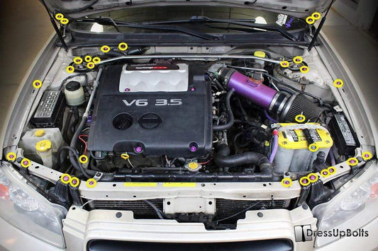 Nissan Maxima (2000-2003) Titanium Engine Bay Kit - Graveyard Performance