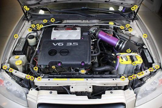 Infiniti I35 (2002-2004) Titanium Engine Bay Kit - Graveyard Performance