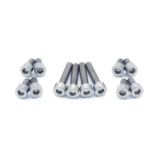 Titanium Hardware Coil Pack Cover Kit - RB25 Engine - Graveyard Performance