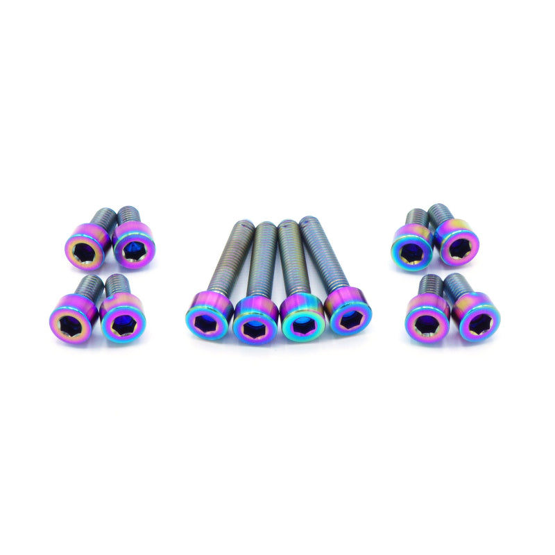 Titanium Hardware Coil Pack Cover Kit - RB25 Engine - Graveyard Performance
