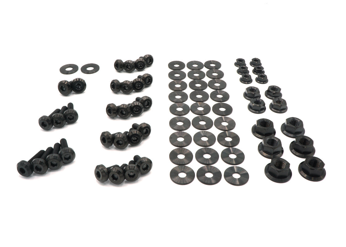 Stage 2 Titanium Hardware Engine Bay Kit - Nissan S15 (1999-2002) - Graveyard Performance