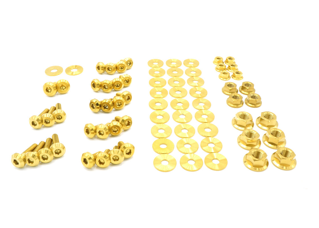 Stage 2 Titanium Hardware Engine Bay Kit - Nissan S15 (1999-2002) - Graveyard Performance