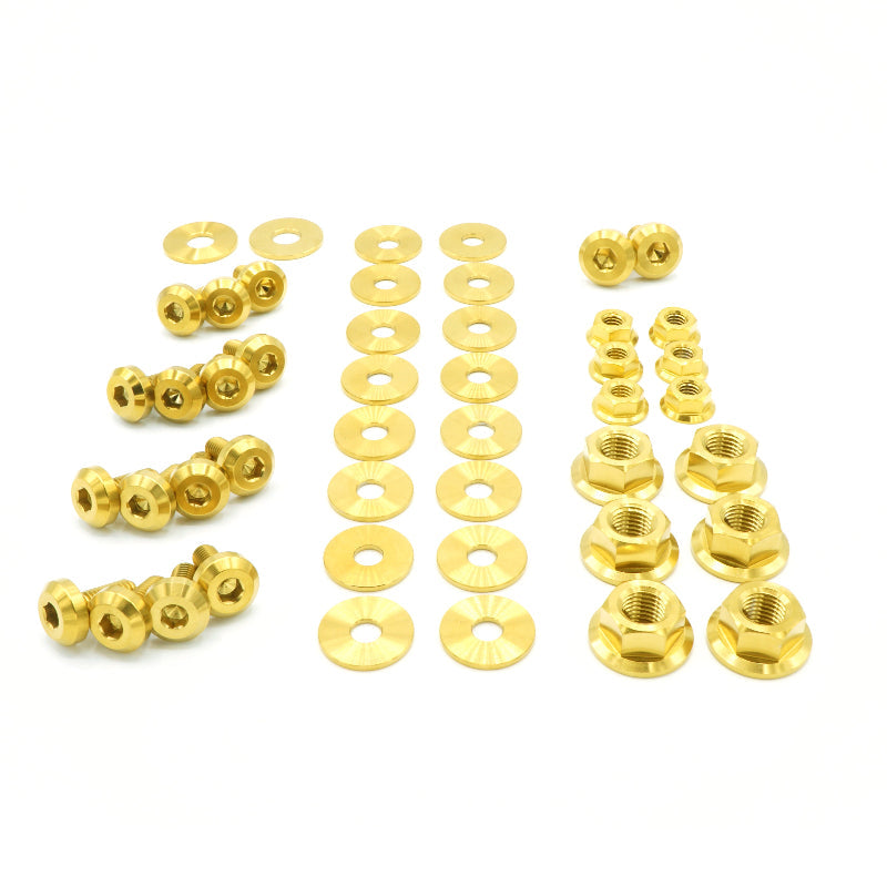 Stage 1 Titanium Hardware Engine Bay Kit - Nissan S15 (1999-2002) - Graveyard Performance