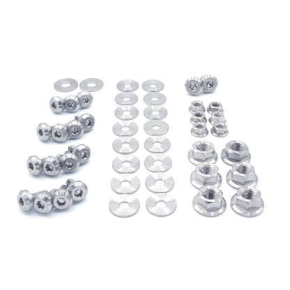 Stage 1 Titanium Hardware Engine Bay Kit - Nissan S15 (1999-2002) - Graveyard Performance
