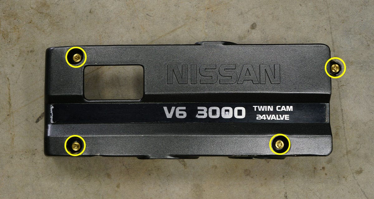 Titanium Hardware Throttle Cable Cover Kit - VG30DETT Engine - Graveyard Performance