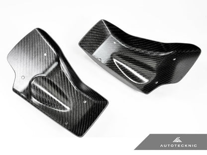 AutoTecknic Dry Carbon Fiber Brake Cooling Duct - Nissan R35 GTR - Graveyard Performance