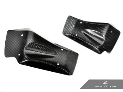 AutoTecknic Dry Carbon Fiber Brake Cooling Duct - Nissan R35 GTR - Graveyard Performance