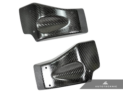 AutoTecknic Dry Carbon Fiber Brake Cooling Duct - Nissan R35 GTR - Graveyard Performance