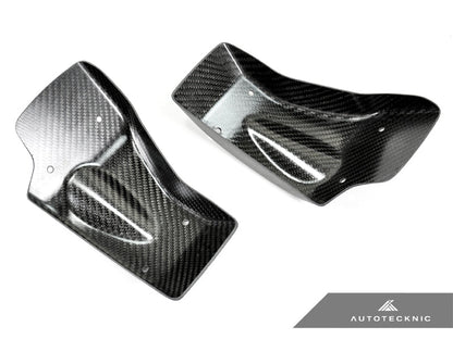 AutoTecknic Dry Carbon Fiber Brake Cooling Duct - Nissan R35 GTR - Graveyard Performance
