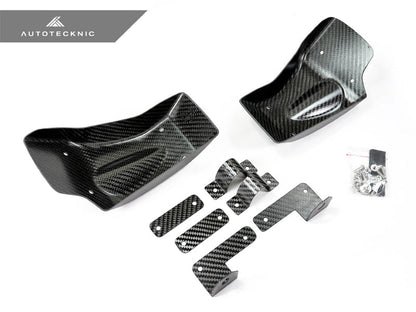 AutoTecknic Dry Carbon Fiber Brake Cooling Duct - Nissan R35 GTR - Graveyard Performance