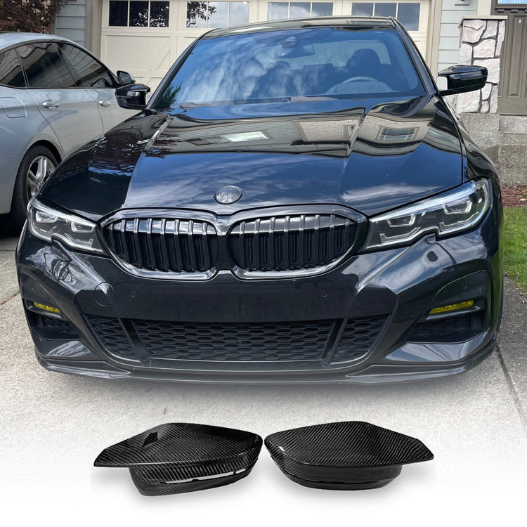 OEM Style Carbon Fiber Mirror Caps - BMW G20/ G22/ G23/ G30/ G14/ G15 | Palenon Performance - Graveyard Performance