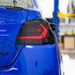 OLM Evolution Tail Lights (Smoked Lens, Black Base, White Bar) - 2015-2021 WRX / STI