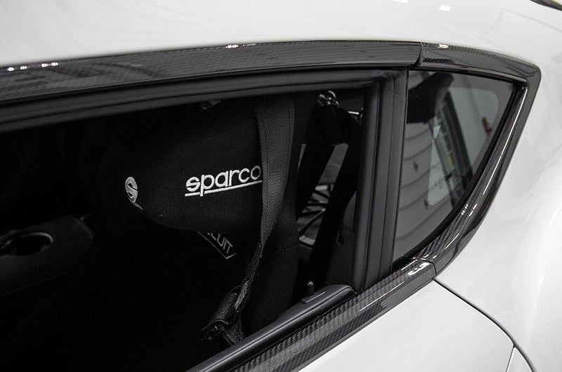 OLM LE Carbon Fiber Door Molding Covers (6pc) - 2020 GR Supra