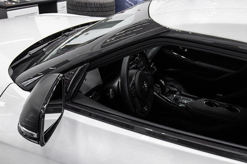 OLM LE Carbon Fiber Door Molding Covers (6pc) - 2020 GR Supra