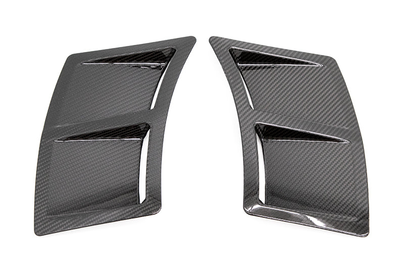OLM S207 Style Carbon Fiber Bumper Vent Inserts - 2015+ WRX / STI - Graveyard Performance
