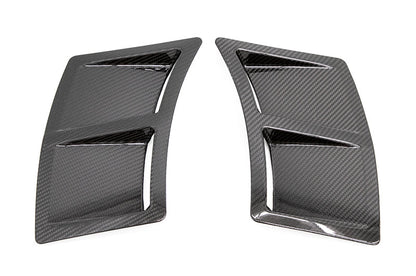 OLM S207 Style Carbon Fiber Bumper Vent Inserts - 2015+ WRX / STI - Graveyard Performance