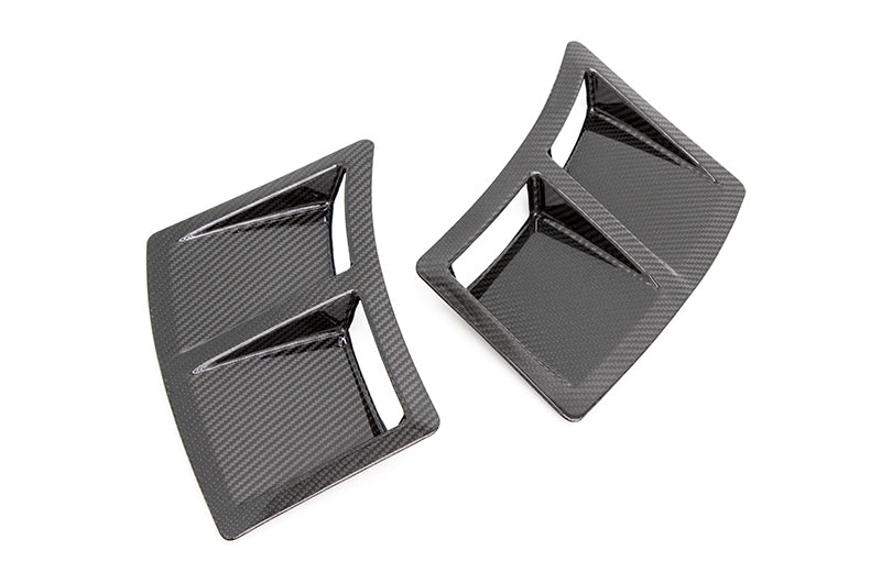 OLM S207 Style Carbon Fiber Bumper Vent Inserts - 2015+ WRX / STI - Graveyard Performance