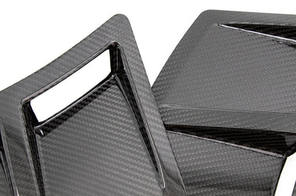 OLM S207 Style Carbon Fiber Bumper Vent Inserts - 2015+ WRX / STI - Graveyard Performance