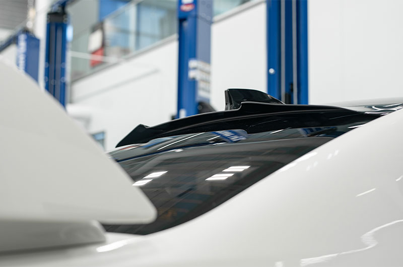 OLM V2 Rear Window Visor - 2015-2021 WRX / STI - Graveyard Performance