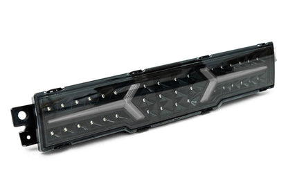 OLM V1 Rear Fog Light (Clear Lens / Black Base / White Bar) - 2022+ BRZ/86