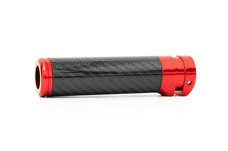 OLM Signature Series Ebrake Handle (Black Carbon w/Red) - 2015-2021 WRX & STI / 2013-2022 FR-S / BRZ / 86 / 2014-2018 Forester / 2013+ *Crosstrek - Graveyard Performance