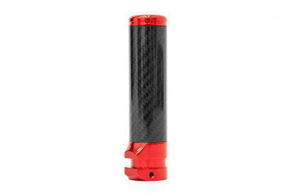 OLM Signature Series Ebrake Handle (Black Carbon w/Red) - 2015-2021 WRX & STI / 2013-2022 FR-S / BRZ / 86 / 2014-2018 Forester / 2013+ *Crosstrek - Graveyard Performance