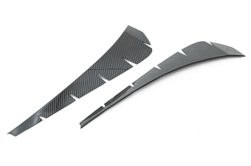 OLM Carbon Fiber Front Fender Vent Insert - 2017-2021 Honda Civic Type R FK8 - Graveyard Performance