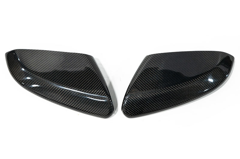 OLM Carbon Fiber Mirror Covers (Gloss Finish) - 2016-2021 Honda Civic - Graveyard Performance