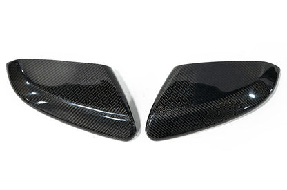 OLM Carbon Fiber Mirror Covers (Gloss Finish) - 2016-2021 Honda Civic - Graveyard Performance