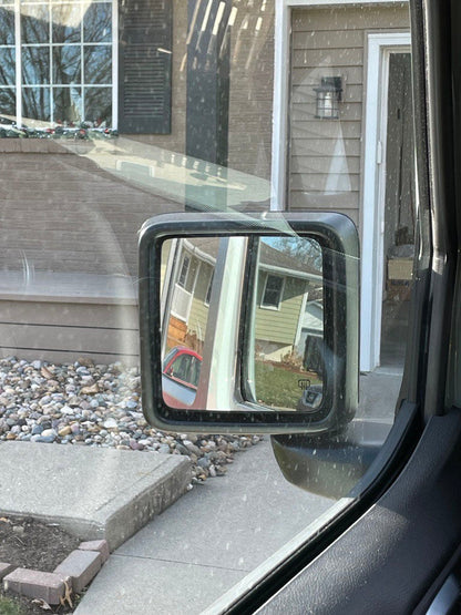 OLM Convex Mirrors with Defrosters (Chrome) - 2018+ Wrangler - Graveyard Performance