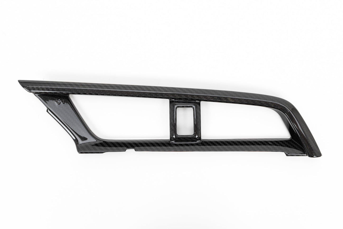 OLM LE Carbon Fiber Center Climate Control Vent Cover - 2016-2021 Honda Civic / 2016-2021 Honda Civic Type R - Graveyard Performance