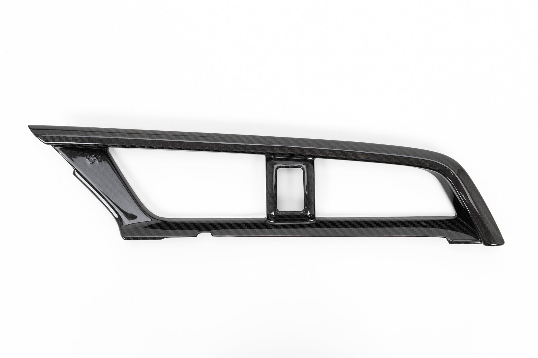 OLM LE Carbon Fiber Center Climate Control Vent Cover - 2016-2021 Honda Civic / 2016-2021 Honda Civic Type R - Graveyard Performance