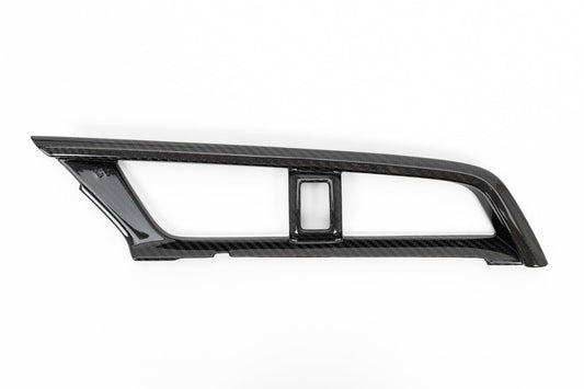 OLM LE Carbon Fiber Center Climate Control Vent Cover - 2016-2021 Honda Civic / 2016-2021 Honda Civic Type R - Graveyard Performance