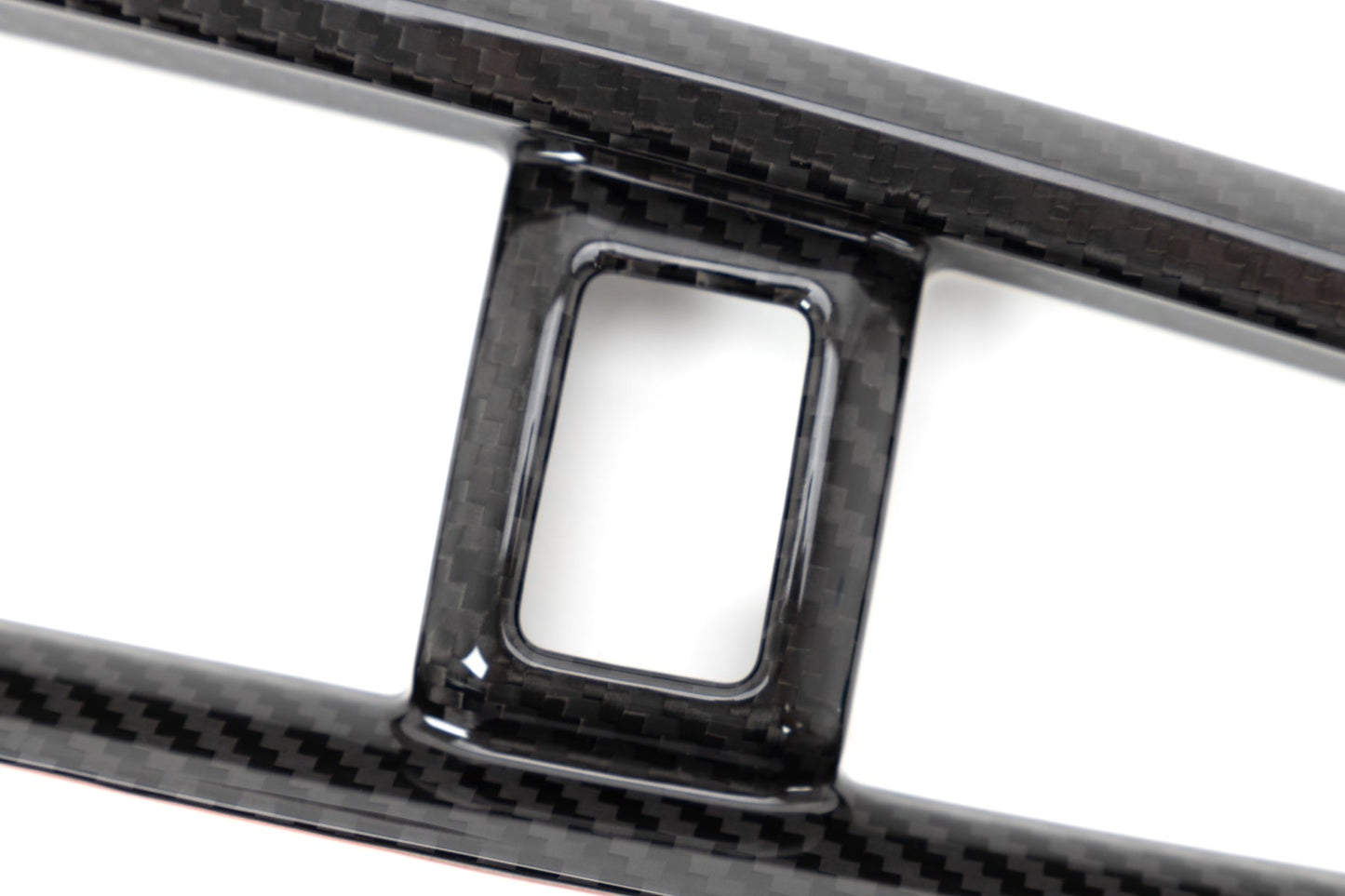 OLM LE Carbon Fiber Center Climate Control Vent Cover - 2016-2021 Honda Civic / 2016-2021 Honda Civic Type R - Graveyard Performance