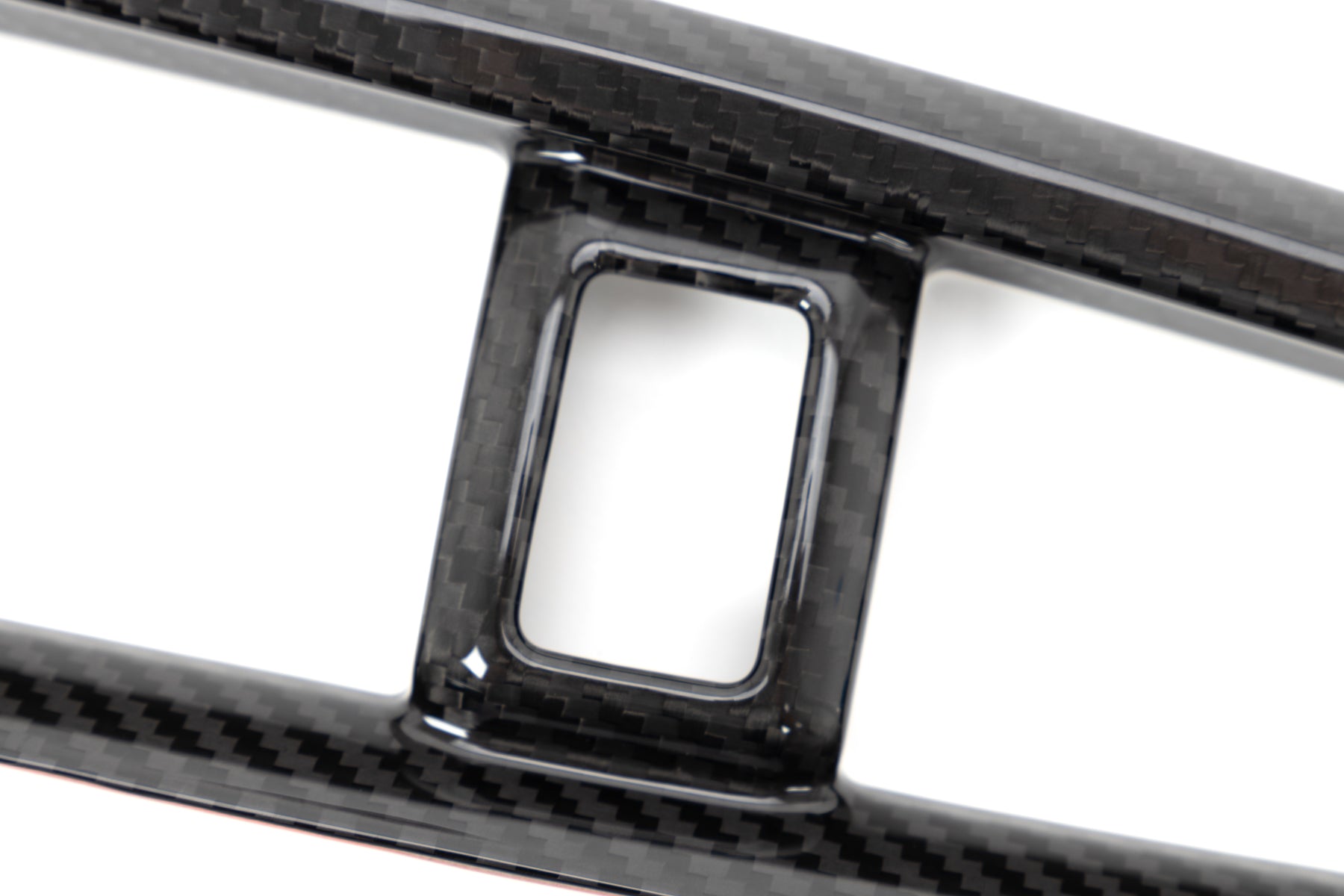 OLM LE Carbon Fiber Center Climate Control Vent Cover - 2016-2021 Honda Civic / 2016-2021 Honda Civic Type R - Graveyard Performance
