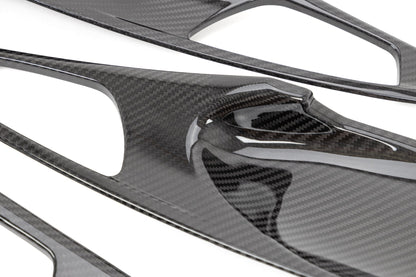 OLM LE Carbon Fiber Interior Door Handle Trim Covers (Full Set) - 2016 - 21 Honda Civic / 2017-21 Honda Civic Type R - Graveyard Performance