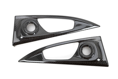 OLM LE Carbon Fiber Interior Door Handle Trim Covers (Full Set) - 2016 - 21 Honda Civic / 2017-21 Honda Civic Type R - Graveyard Performance