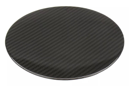 OLM Carbon Fiber Fuel Door Cover - 2017-2023 Impreza 4D
