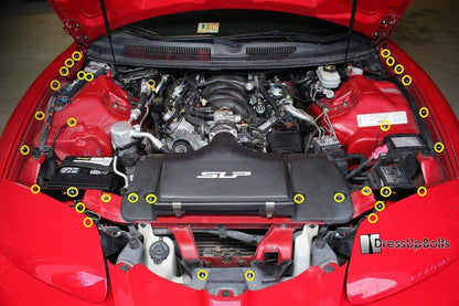Pontiac Firebird/Trans Am (1998-2002) F-Body Titanium Engine Bay Kit - Graveyard Performance
