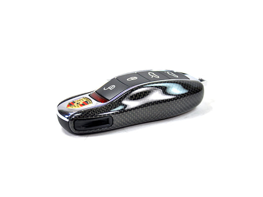 AutoTecknic Replacement Carbon Fiber Key Remote Trim - Porsche
