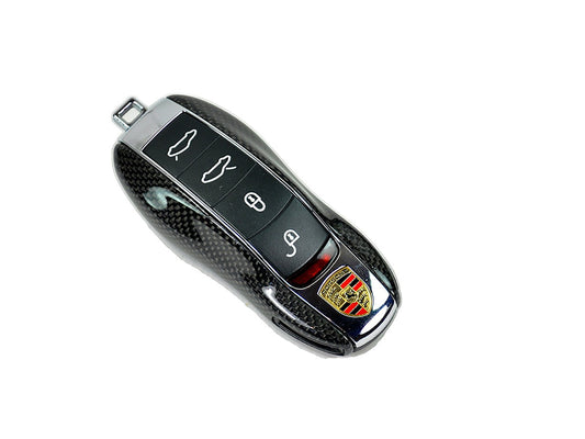 AutoTecknic Replacement Carbon Fiber Key Remote Trim - Porsche