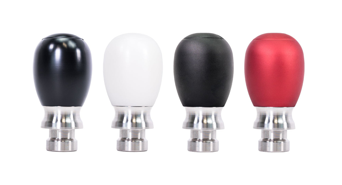 PRL Motorsports Adjustable Shift Knob and Collar Kit Delrin White